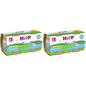 Trova prezzi di hipp omogeneizzato merluzzo con patate e carote set da 2 2x2x80 g papp e compra online