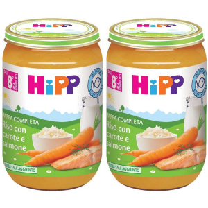 Trova prezzi di hipp pappa completa riso con carote e salmone set da 2 2x220 g e compra online