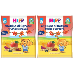 Trova prezzi di hipp stelline di cereali alla frutta set da 2 2x30 g snack e compra online