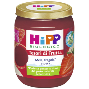 Trova prezzi di hipp tesori di frutta omogenizzato mela fragola e pera 160 g pappa e compra online