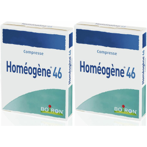 Trova prezzi di homéogène® 46 set da 2 2x60 pz compresse e compra online