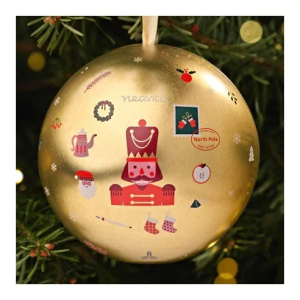 Hp italia neavita infuso stella inverno filtroscrigno palla di natale oro 8 filtri da 3,5 g