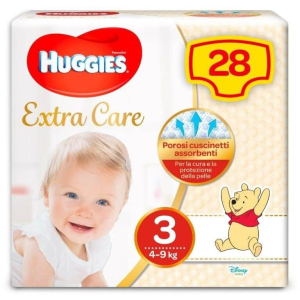 huggies extra care medio 3 28p bugiardino cod: 974908030 