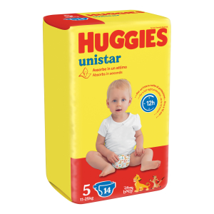huggies unistar base 5 14pz bugiardino cod: 987253465 