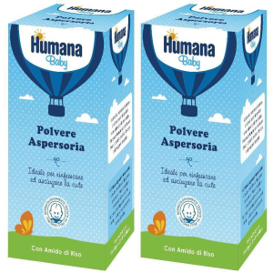 Trova prezzi di humana baby polvere aspersoria set da 2 2x150 g e compra online