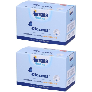 Trova prezzi di humana babycare cicamil® 2x30 pz salviette e compra online