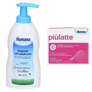 Trova prezzi di humana babycare sapone ultradelicato + piùlatte® 1 pz set e compra online