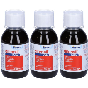 Trova prezzi di humana difensil tuss 3x150 ml soluzione e compra online