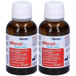 Trova prezzi di humana difensilflu spray naso 2x30 ml nasale e compra online