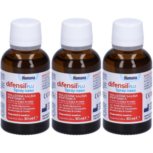 Trova prezzi di humana difensilflu spray naso 3x30 ml nasale e compra online
