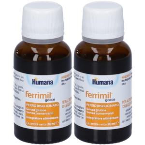 Trova prezzi di humana ferrimil gocce 2x20 ml orali e compra online