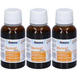 Trova prezzi di humana ferrimil gocce 3x20 ml orali e compra online