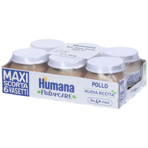Humana italia spa humana omogenizzato pollo biologico 6 pezzix80g