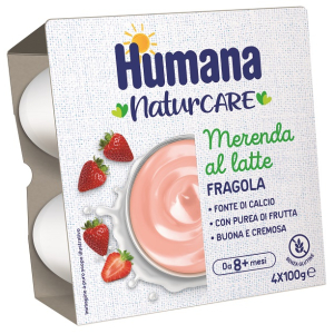 humana merenda fragola 4pz bugiardino cod: 945098960 