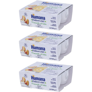 Trova prezzi di humana naturcare merenda al latte gusto pesca 3x4x100 g e compra online