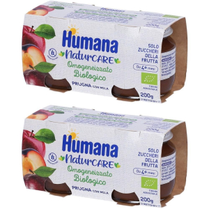 Trova prezzi di humana naturcare omogeneizzato biologico prugna (con mela) 2x200 g e compra online