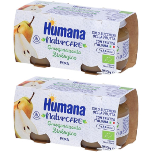Trova prezzi di humana omogeneizzato biologico pera 2x2x100 g pappa e compra online