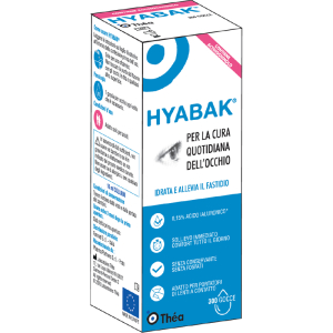 hyabak soluzione oftalmica10ml bugiardino cod: 987249923 