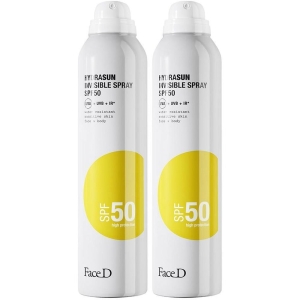 Trova prezzi di hydrasun invisible spray spf50 2x200 ml crema solare e compra online