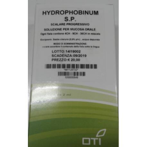 hydrophobinum nosodoterapia sp 20f f bugiardino cod: 881125722 