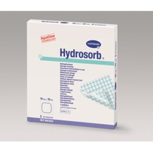 hydrosorb medicazione sterile 10x10x5 pezzi bugiardino cod: 910903057 