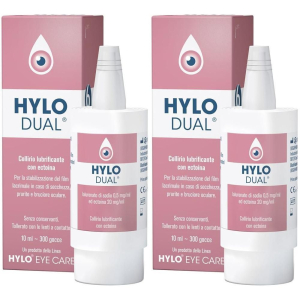 Trova prezzi di hylo-dual collirio 2x10 ml gocce oftalmiche e compra online
