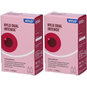 Trova prezzi di hylo dual intense collirio 2 flaconcini da 10 ml 2x2x10 gocce oftal e compra online