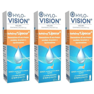 Trova prezzi di hylovision safe drop lipocur collirio 10 ml 3x10 ml gocce oftalmiche e compra online