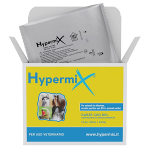 hypermix garze 10x10cm 15 pezzi bugiardino cod: 926502980 