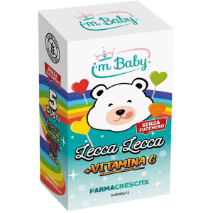 I’m baby lecca lecca con vitamina c senza zucchero 20 pezzi