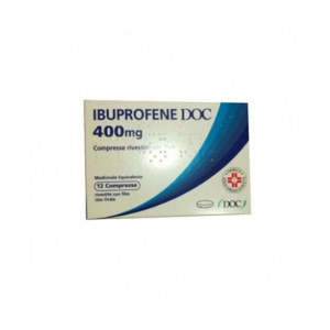 ibuprofene doc 12 compresse rivestite 400mg bugiardino cod: 043109040 