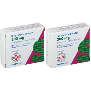 Cerca Offerte di ibuprofene sandoz 24 compresse rivestite set da 2 2x24 pz ri e acquista online