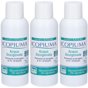 Cerca Offerte di icopiuma acqua ossigenata perossido di idrogeno 3 % 3x250 ml soluzione e acquista online
