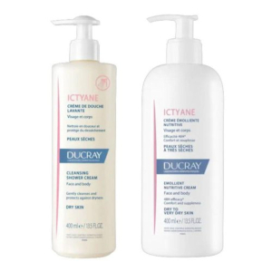 Ictyane crema emolliente + crema detergente 400 ml