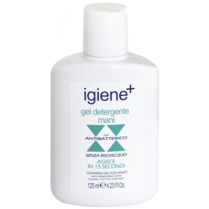 igiene+ gel detergente mani s/ri125ml bugiardino cod: 925505024 