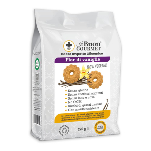 Il buon gourmet fior di vaniglia biscotti a basso indice glicemico 220 g