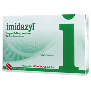 imidazyl 10 monodose collirio 0,5 ml 0,1% bugiardino cod: 003410065 