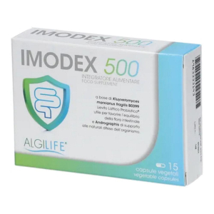 imodex 500 15 capsule bugiardino cod: 983333143 