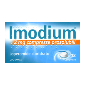 imodium 12 compresse orosolubili 2 mg bugiardino cod: 023673092 