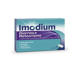 imodium diarrea e meteor*12cpr bugiardino cod: 048426023 