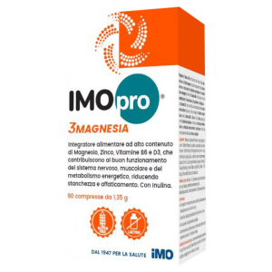 imopro 3 magnesia 90 compresse bugiardino cod: 982895296 