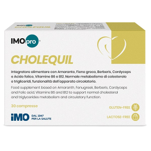 Cerca Offerte di imopro cholequil integratore per il metabolismo di colesterolo e trigliceridi 30 compresse e acquista online