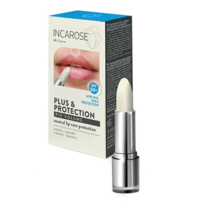Incarose più volume - plus & protection spf50+ trattamento labbra nutriente riparatore e volumizzante, 4ml