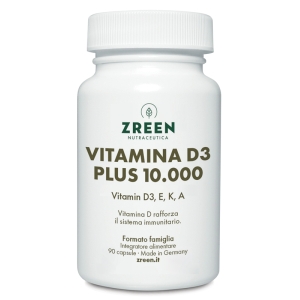 Cerca Offerte di Integratore zreen vitamina d3 plus 10000 ui, 90 capsule e acquista online