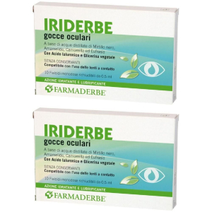 Cerca Offerte di iriderbe gocce oculari monodosi 10 flaconcini da 0,5ml 2x10x0,5 ml pip e acquista online