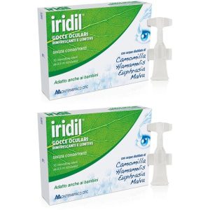 Cerca Offerte di iridil® gocce oculari rinfrescanti e lenitive set da 2 2x10x0,5 pz pip e acquista online