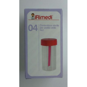 irimedi 04 contenitore feci1 pezzi bugiardino cod: 972072134 