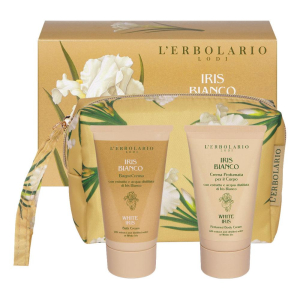 Iris bianco beauty pochette bocciolo 1 crema profumata corpo 75 ml + 1 bagnocrema 75 ml