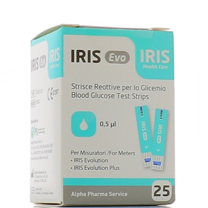 iris evo strisce glicemia 25 pezzi bugiardino cod: 973149990 