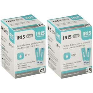 Cerca Offerte di iris evo strisce reattive per la glicemia set da 2 2x25 st e acquista online